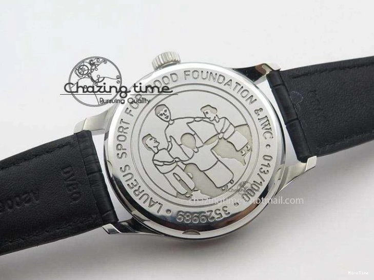 MIROTIME 0710 Portuguese Real PR IW500112 ZF 1:1 Laureus Edition On Black Leather Strap A Flexible 7369